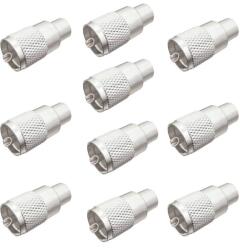 PNI Set cu 10 bucati mufa PNI PL259 pentru cablu RG213 lungime pin 9 mm (PNI-259-9-10)