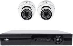 PNI Pachet supraveghere video AHD PNI House AHD880, 8 canale, 5MP - DVR/NVR si 2 camere exterior AHD25, 5MP, dome, IP66 (PNI-PK-A880-251)