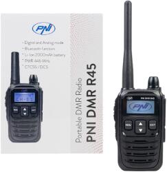 PNI Statie radio portabila PNI DMR R45, digital si analogic, 446MHz, 16 canale digitale si 99 canale analogice, functie inregistrare (PNI-DMR-R45) Statii radio