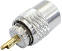 PNI Mufa PNI PL259 pentru cablu RG58 pin central aurit 9 mm (PNI-PL259-9-GP)
