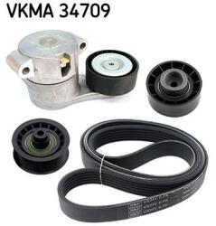 SKF Set curea transmisie cu caneluri SKF VKMA 34709 (VKMA 34709) - automobilus