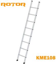 ROTOR Стълба алуминиева, 1x8 стъпала, 2.16 м, ROTOR KME108 (KME108)