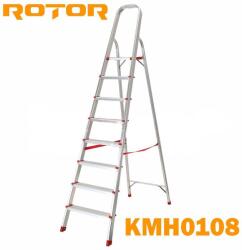 ROTOR Стълба алуминиева, 8 стъпала, 2.11 м, rotor kmh0108 (kmh0108)
