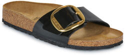 Birkenstock Papuci de vară Femei Madrid Big Buckle BF Patent Black Gold Birkenstock Negru 41