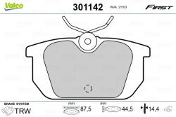 VALEO set placute frana, frana disc VALEO 301142 - piesa-auto