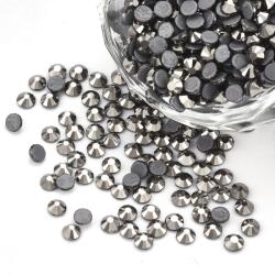  Szürke Grafit Színű (31) Lapos Hátoldalú Műköröm Strassz Csomag 2, 7x2, 8mm (~1440db)