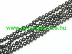  Bronzbarna Kagyló Gyöngy Gyöngyfüzér 4-6x4-5mm