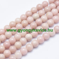  Rózsaszín Opál (egyszínű) Ásványgyöngy 10mm