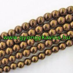  Bronz Hematit Ásványgyöngy 6mm