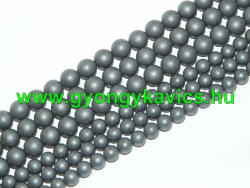 Matt Hematit Ásványgyöngy 10mm