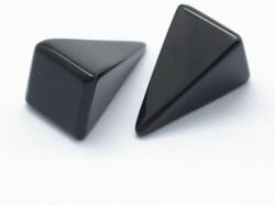 Fekete Obszidián Ásvány Piramis Marokkő 25x14mm