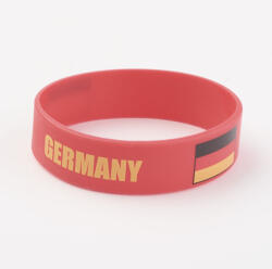  Németország Szurkolói Szilikon Karkötő 19-20cm