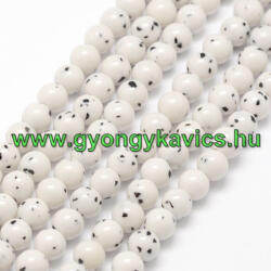  Fehér Bodhi Jade Ásványgyöngy 8mm