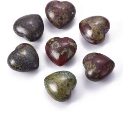 Sárkányvér Jáspis Ásvány Szív Marokkő 25x25x14mm