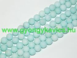 Matt Türkiz Türkizkék Jade Ásványgyöngy 8mm