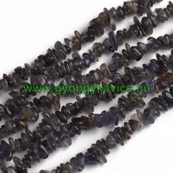 Iolit Ásványtörmelék Splitter Gyöngyfüzér 1-5x6-12mm (84cm)