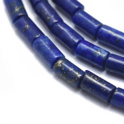 Lápisz Lazuli Lazurit Oszlop Henger Ásványgyöngy 3, 5-4x2mm