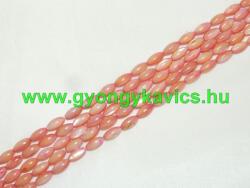  Rózsaszín Rizsszem Kagyló Gyöngy 10x5mm