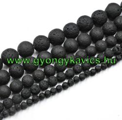 Lávakő Ásványgyöngy Gyöngyfüzér 10mm