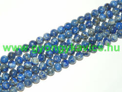  Lazurit Lápisz Lazuli (világos) Ásványgyöngy Gyöngyfüzér 8mm