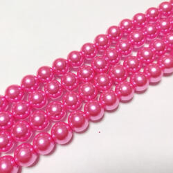  Pink Rózsaszín Színű Szintetikus Kagyló Gyöngy 12mm