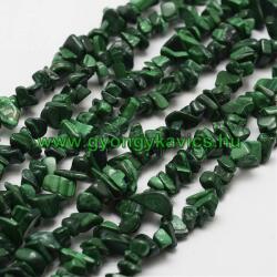 Zöld Malachit Ásványtörmelék Füzér Ásvány Splitter 2-5x7-13mm 85cm
