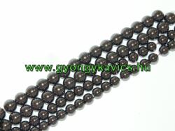  Hematit Ásványgyöngy Gyöngyfüzér 12mm