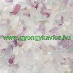  Fluorit Ásványtörmelék 3-10x2-5x1-3mm 20g