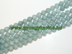 Akvamarin Jade Ásványgyöngy 10mm