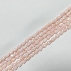  Rózsaszín Csepp Kagyló Gyöngy 7x5mm