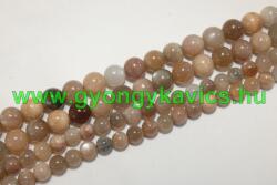 Színes Holdkő (2) Ásványgyöngy 10mm