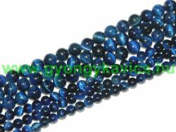  Kék Tigrisszem Ásványgyöngy 10mm