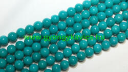  Türkiz Jade (nem áttetsző) Ásványgyöngy 8mm