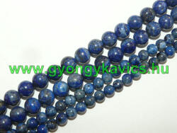  Lazurit Lápisz Lazuli (világos) Ásványgyöngy 4mm