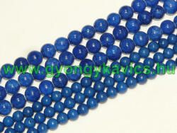Kék Jade (nem áttetsző) Ásványgyöngy 10mm