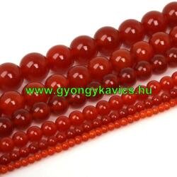  Vörös Karneol Achát Ásványgyöngy Gyöngyfüzér 4mm