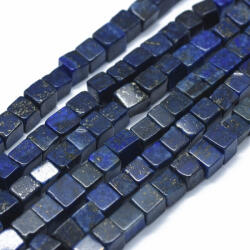  Lazurit Lápisz Lazuli Kocka Ásványgyöngy 4x4mm