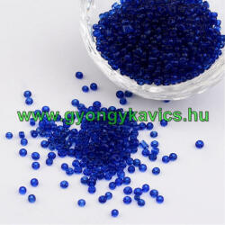 Kék Kásagyöngy 2, 3mm 9/0 10gr