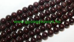 Barna Jade (nem áttetsző) Ásványgyöngy Gyöngyfüzér 8mm