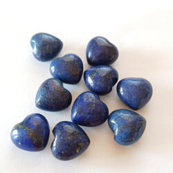 Lápisz Lazuli Lazurit (3) Szív Ásvány Marokkő 15x15x10mm