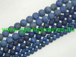  Matt Lazurit Lápisz Lazuli Ásványgyöngy 10mm