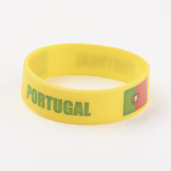  Portugália Szurkolói Szilikon Karkötő 19-20cm