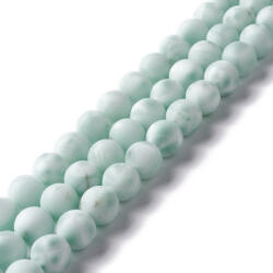 Matt Szintetikus Larimar Larimár Ásványgyöngy 6mm