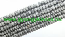 Térkép Jáspis Korong Ásványgyöngy 8x5mm