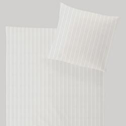 HEFEL Csíkos elefántcsontszín Tencel paplanhuzat 160x200 cm