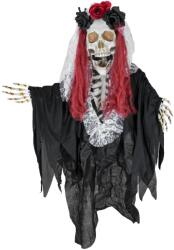 Europalms Halloween Figure Skeleton La Catarina, animated, 100cm (83316146)