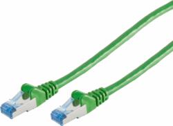 S-Conn S/FTP CAT6a Patch kábel 1m Zöld (75711-G)