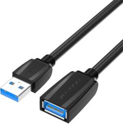 Vention VAS-A45-B100 USB-A apa - USB-A anya 3.0 Hosszabító Kábel - Fekete (1m) (VAS-A45-B100)