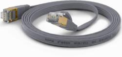 Wantec FTP CAT6a Patch kábel 1m - Szürke (7075)