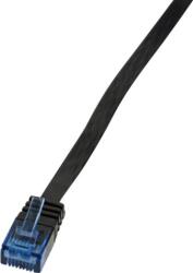 LogiLink CAT6 U/UTP Flat Patch Cable SlimLine AWG32 black 20m (CF2113U) - bestmarkt